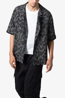 Cheetah Cargo Shirt | Black x Grey