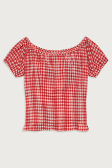 Cider Gingham Blouse - Cherry Gingham