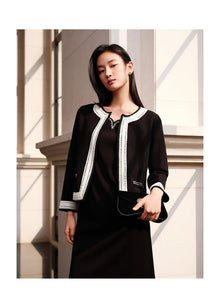 Classic Knitted Cardigan | Black