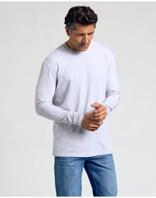 Classic Long Sleeve Crew Neck | Light Heather Gray