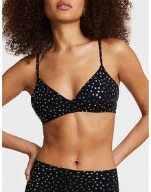 Classic Print Bralette | Silver Star