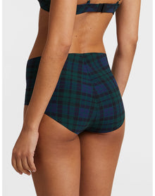 Classic Print High Rise Bikini | Tartan Plaid