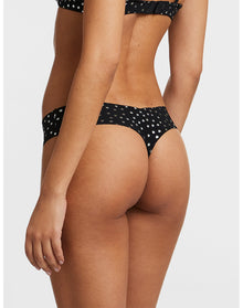 Classic Print Thong | Silver Star
