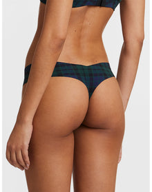 Classic Print Thong | Tartan Plaid