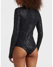 Classic Print Turtleneck Bodysuit | Silver Star