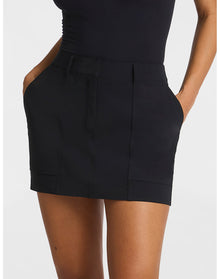 Classic Utility Micro Mini Skirt | Black
