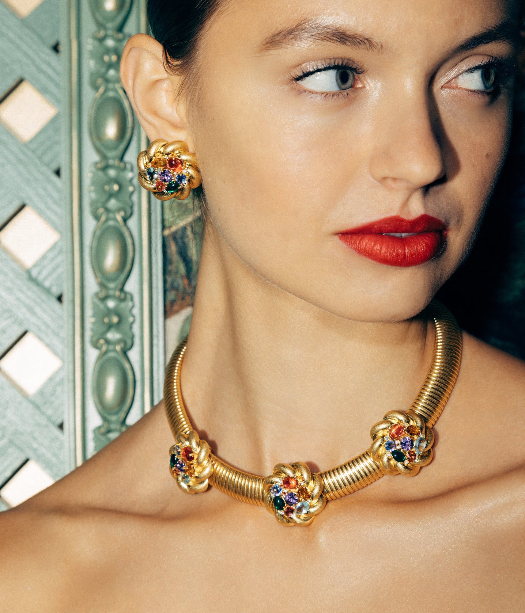 Colette Cobra Chain Necklace - Loren Hope