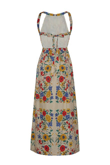 Colomba Dress | Flora Scarf Turtledove