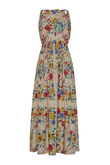 Colomba Dress | Flora Scarf Turtledove
