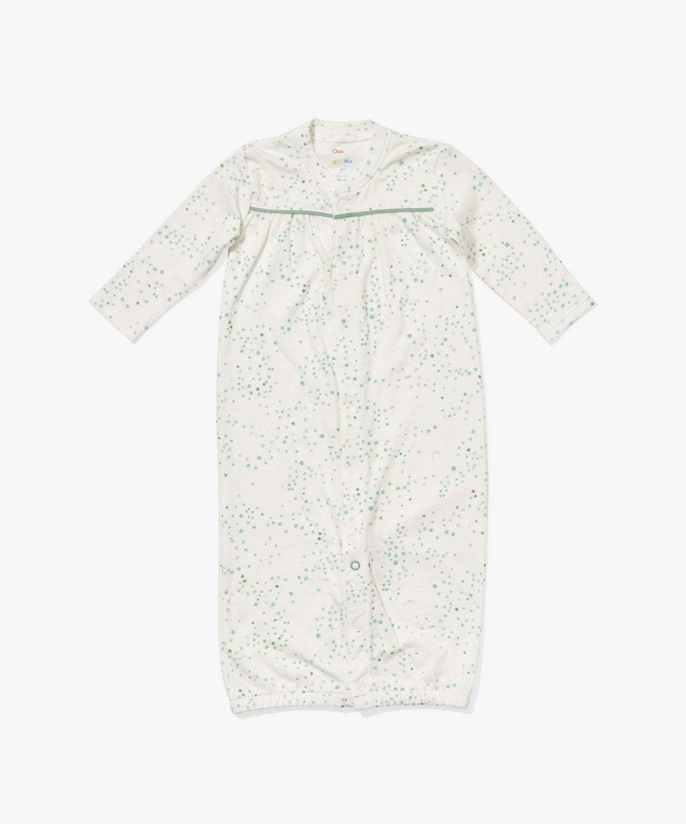 Kids Unisex | Convertible Gown | Green/White