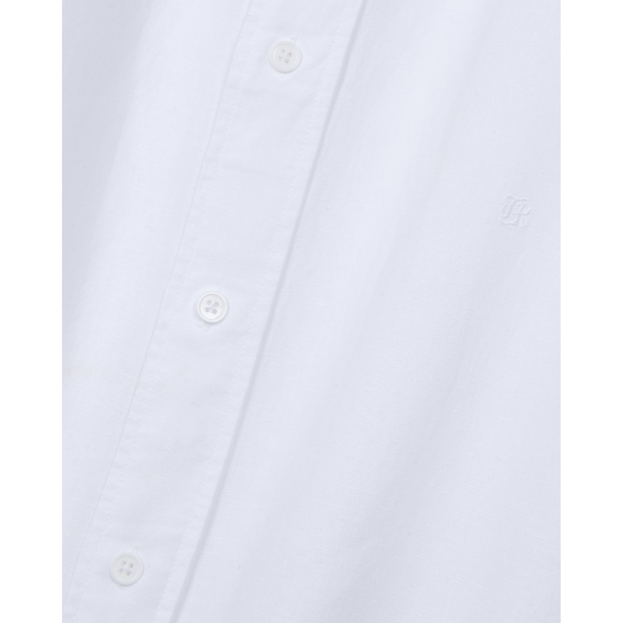 Cotton And Linen Shirt | Men | White