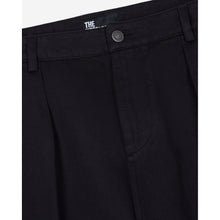 Cotton And Linen Trousers With Pleats | Men | Black