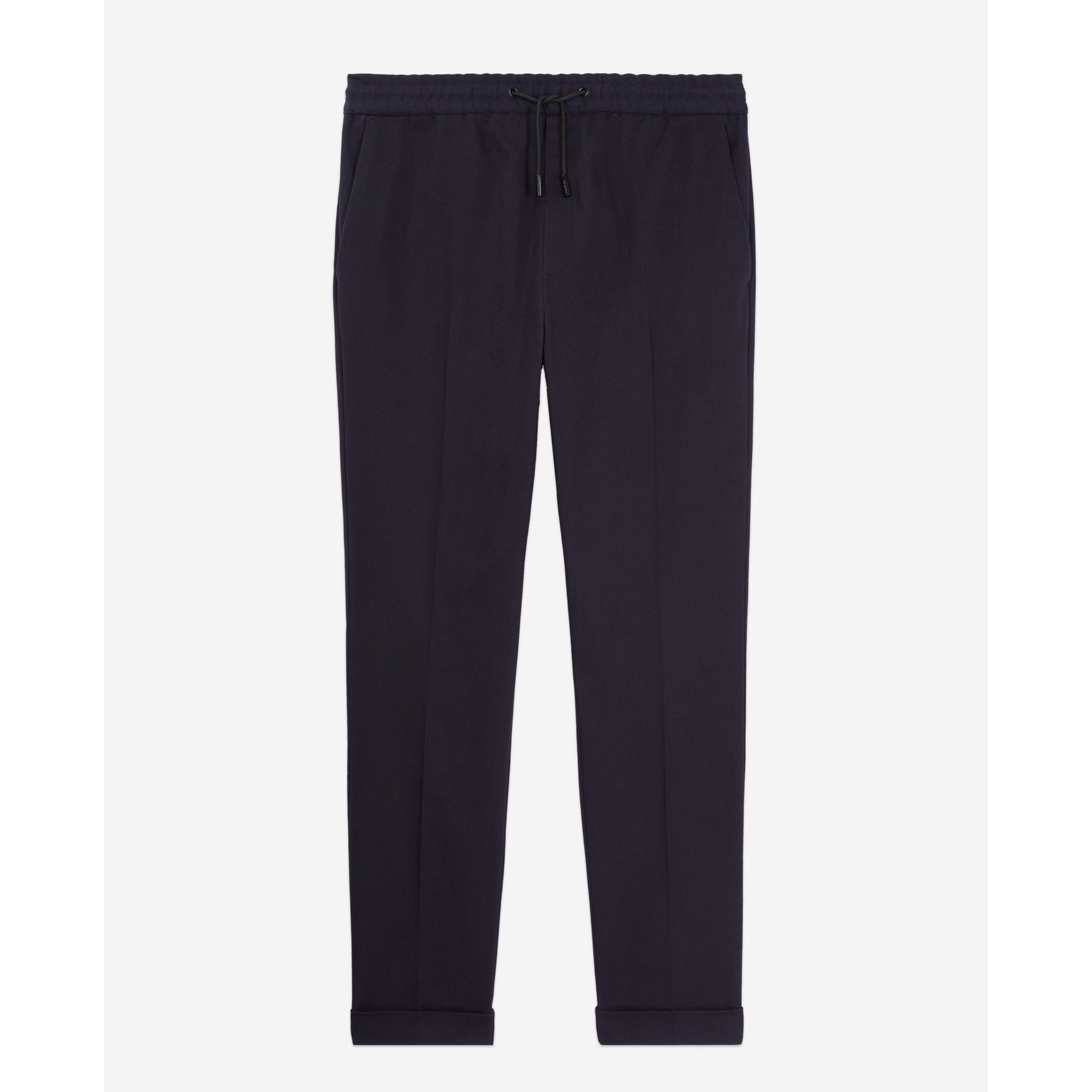 Cotton Blue Trousers | Men | Dark Navy