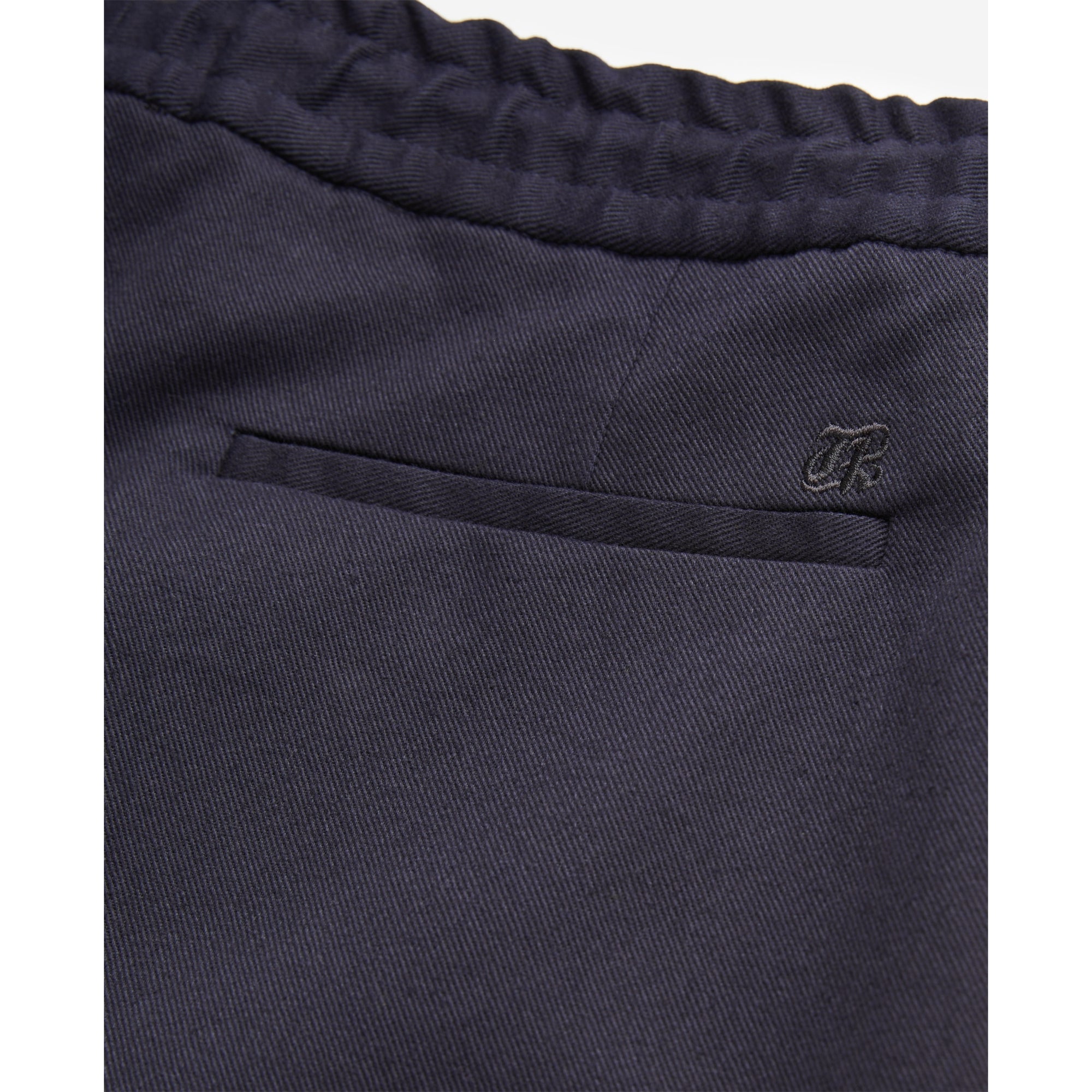 Cotton Blue Trousers | Men | Dark Navy