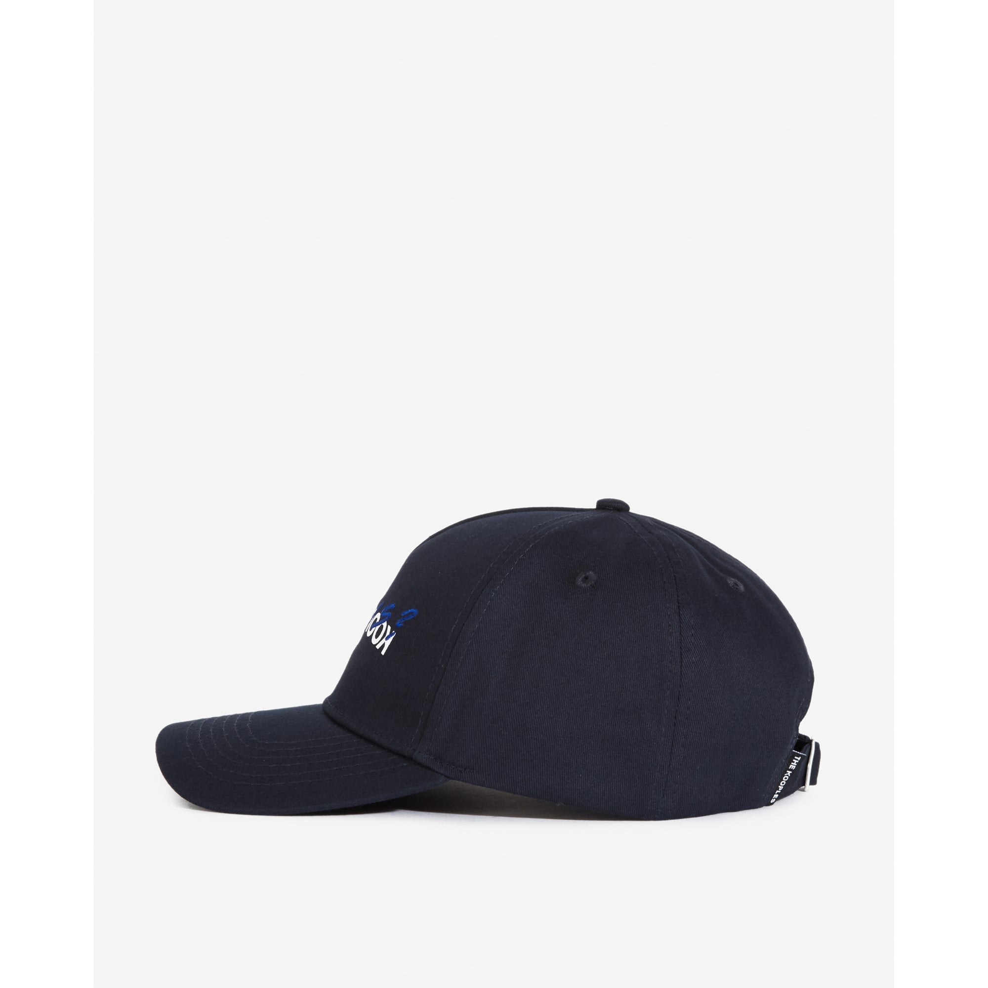 Cotton Cap With Embroidered "What Is" | Women | Navy Blue