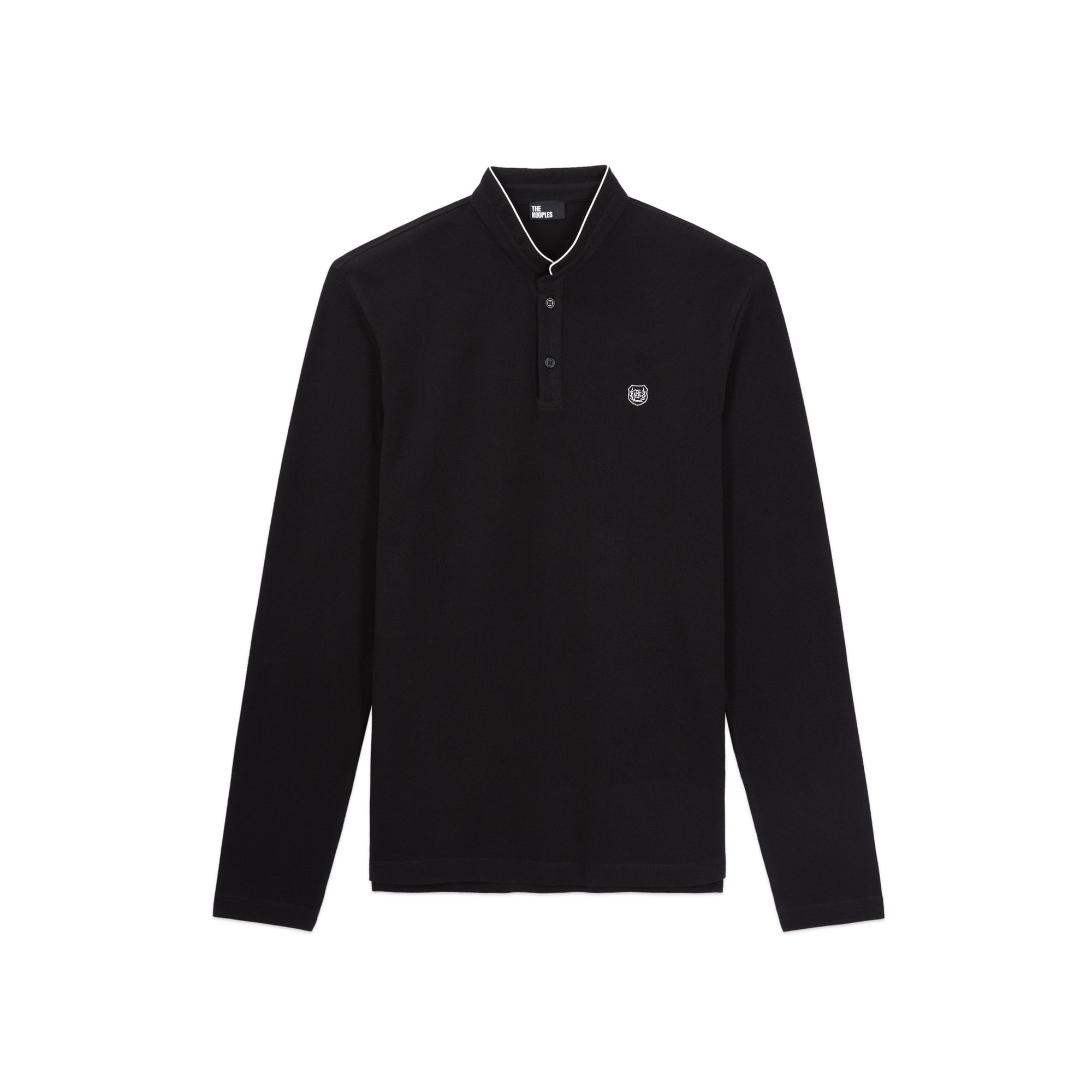 Cotton Polo T-Shirt | Men | Black