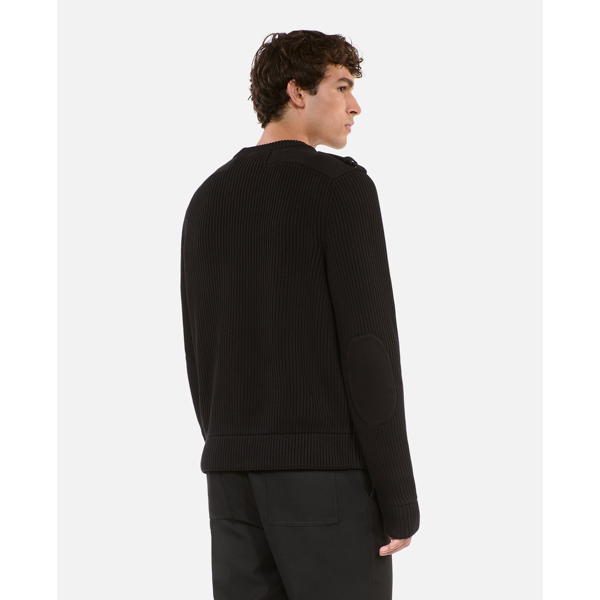 Cotton Sweater | Men | Black