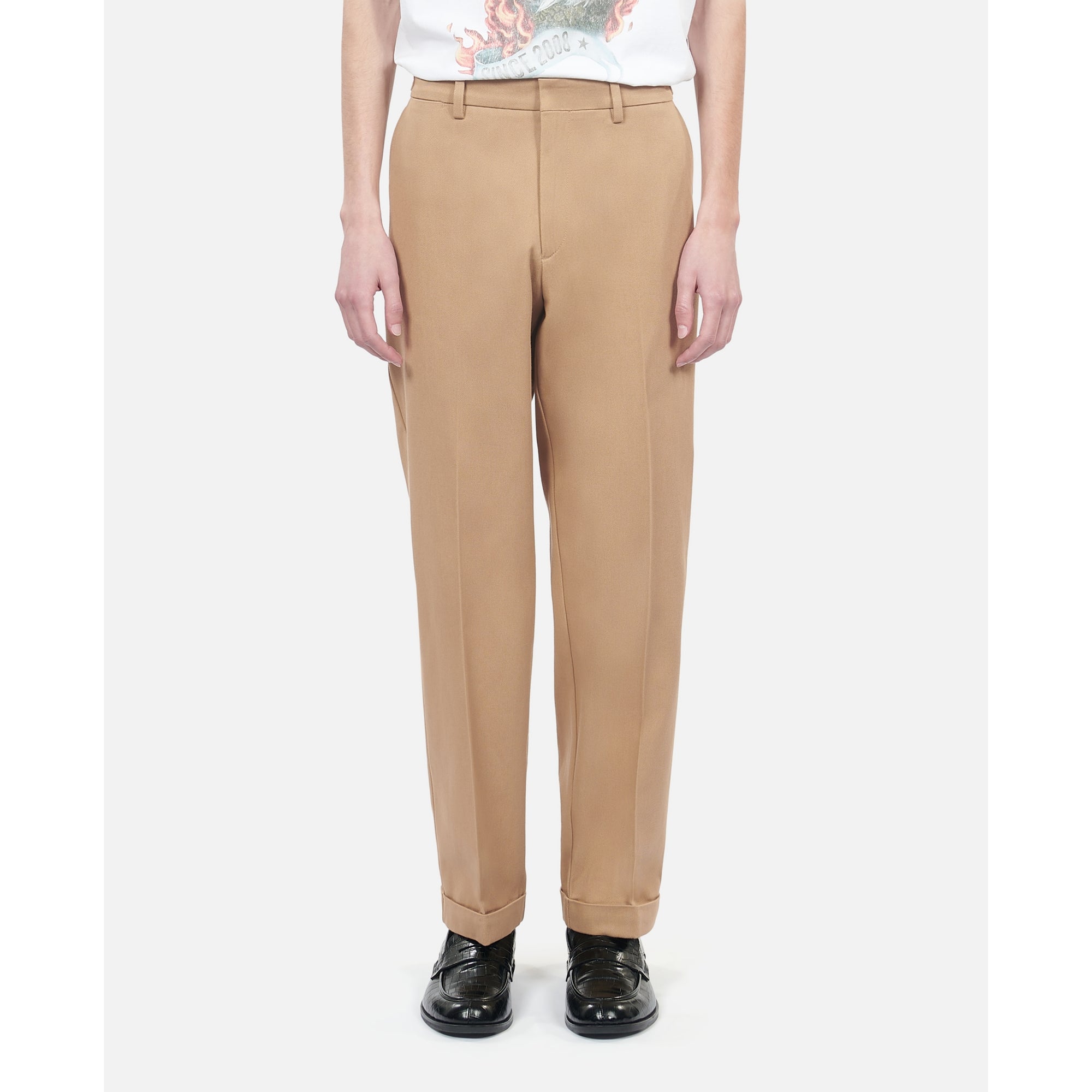 Cotton Trousers | Men | Camel