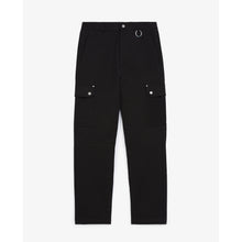 Cotton Twill Cargo Pants | Men | Black