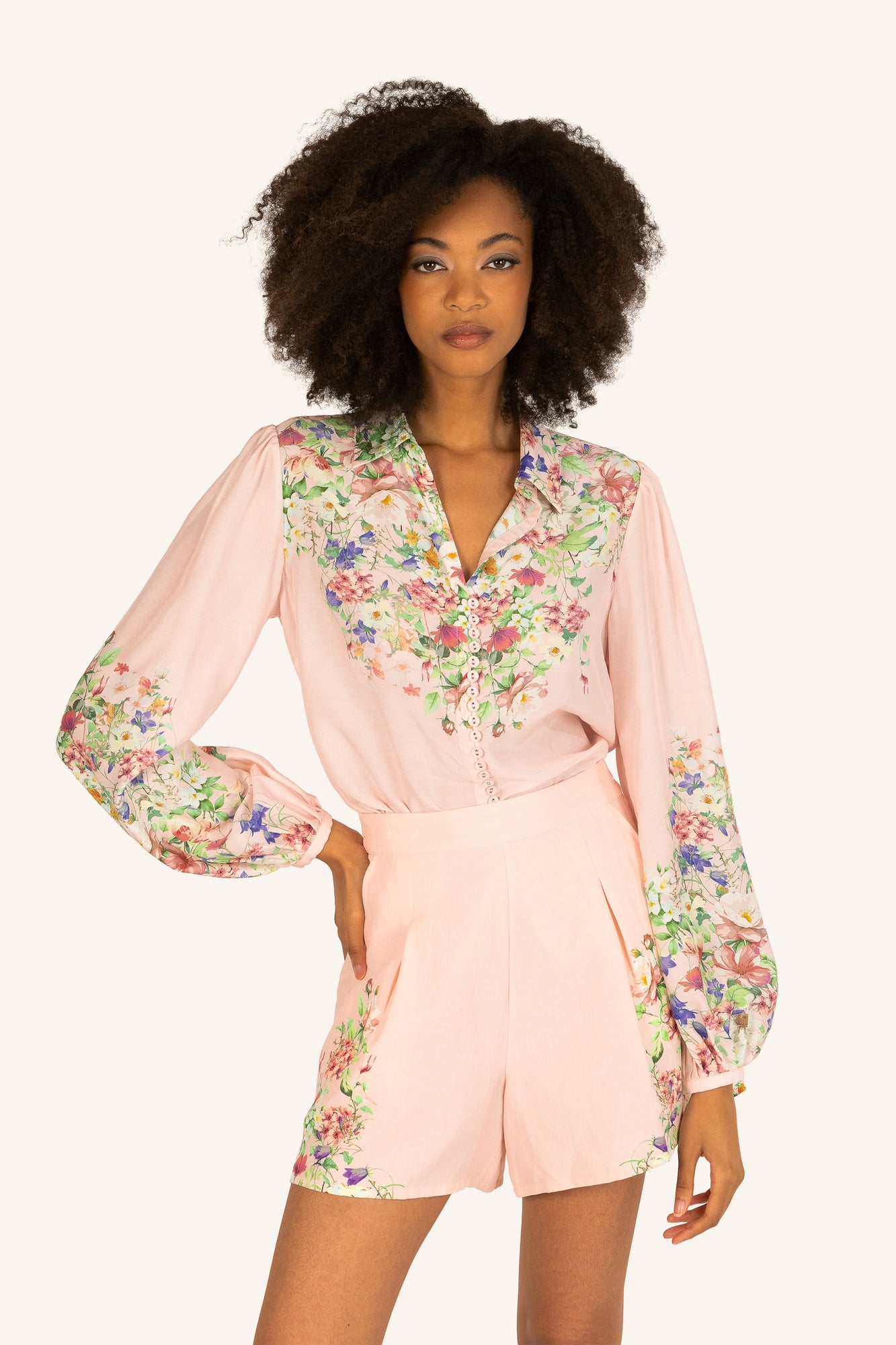Rose Shorts | Romantic Floral