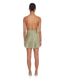 Cowl Slip Dress | Sage Green
