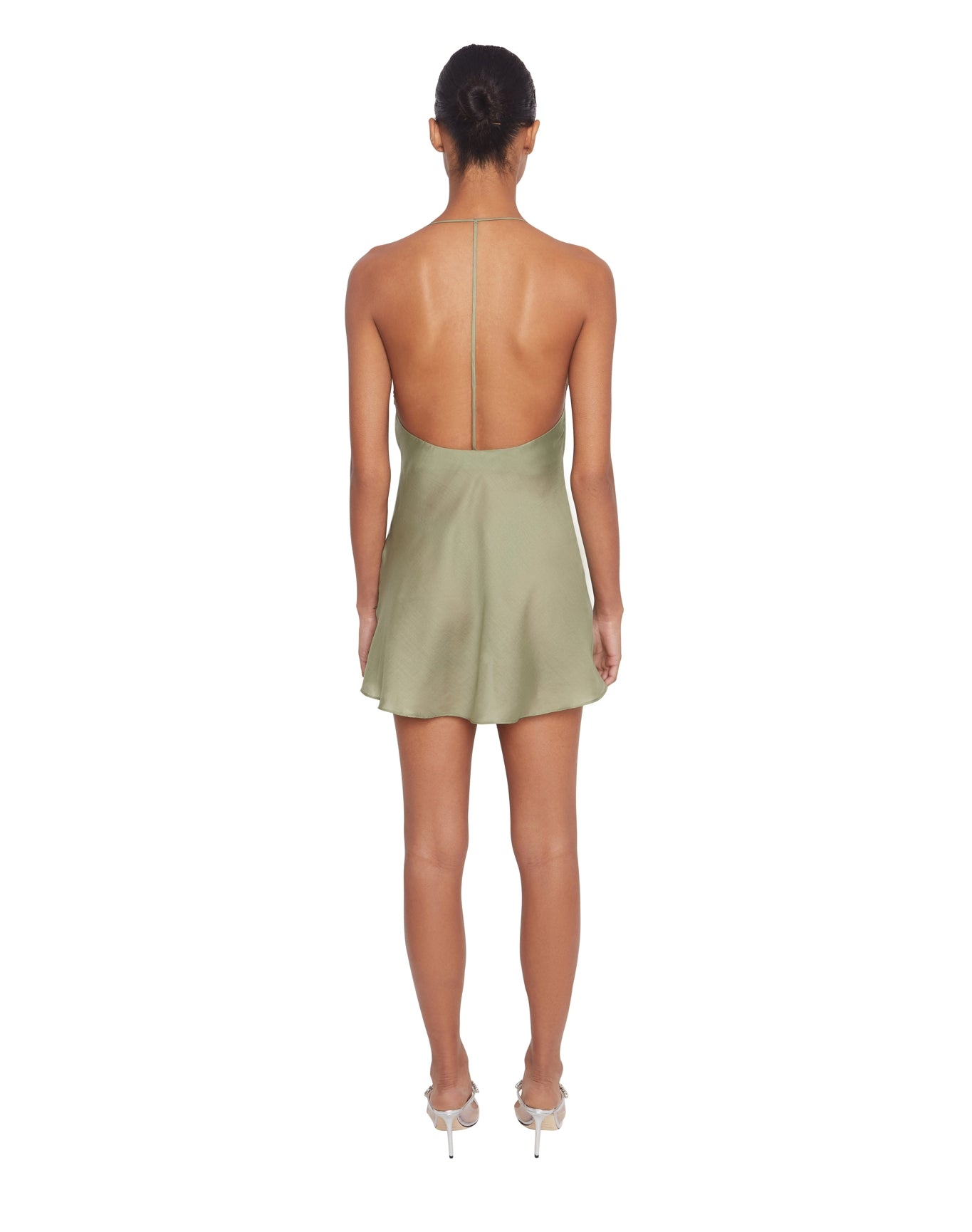 Cowl Slip Dress | Sage Green