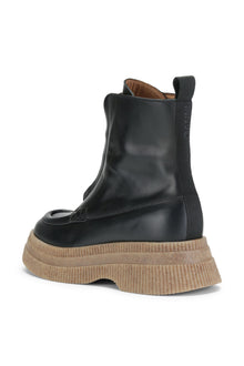 Creepers Wallaby Zip Boots | Black