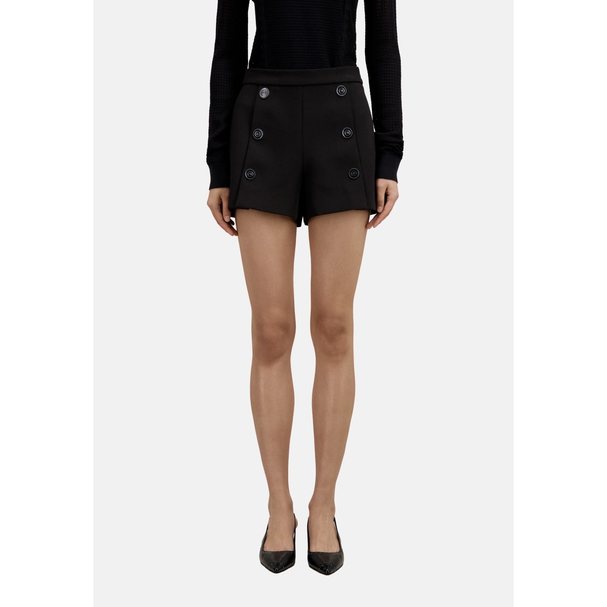 Crepe Shorts | Women | Black