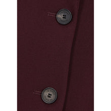 Crepe Suit Jacket | Women | Burgundy