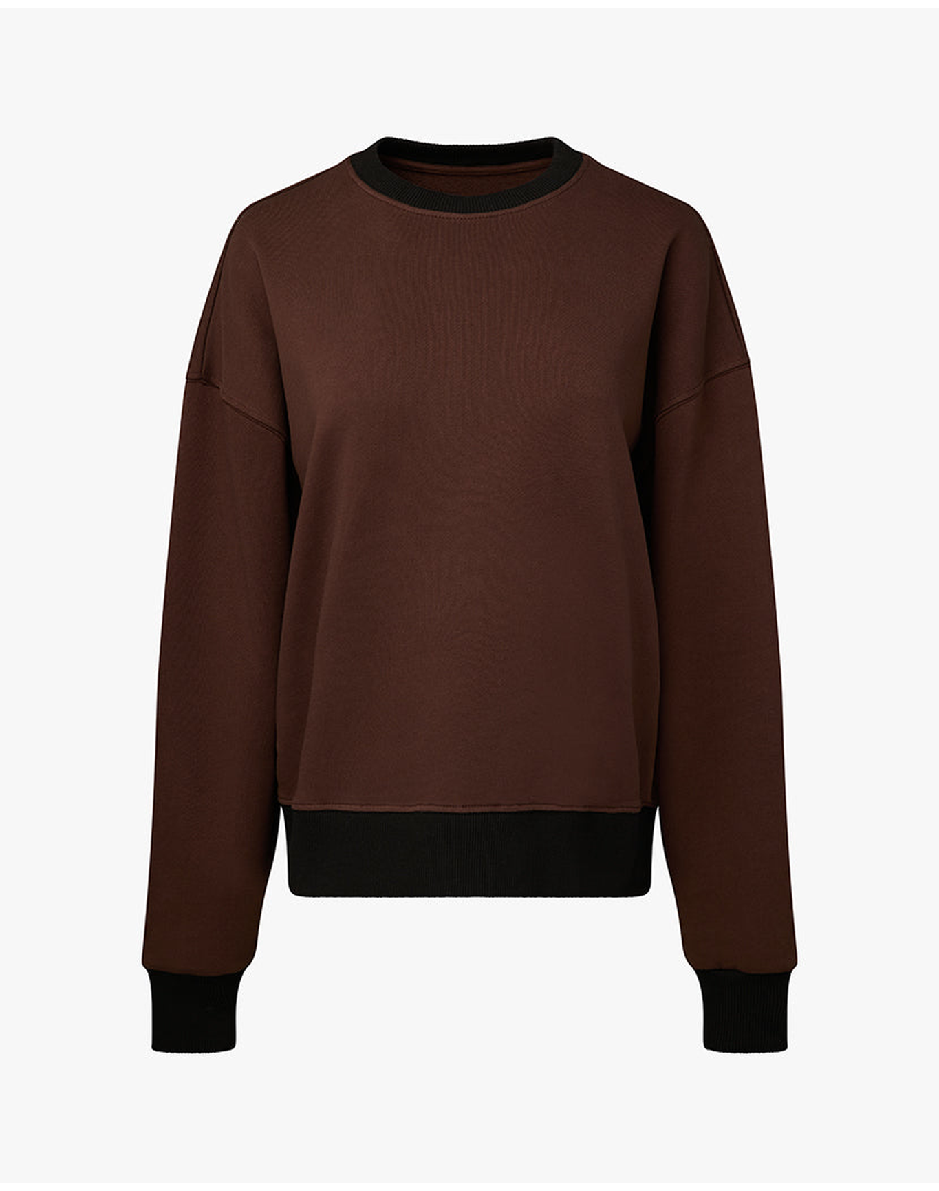 Crewneck Sweatshirt | Brown x Black