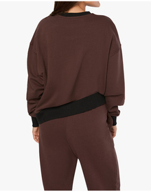 Crewneck Sweatshirt | Brown x Black