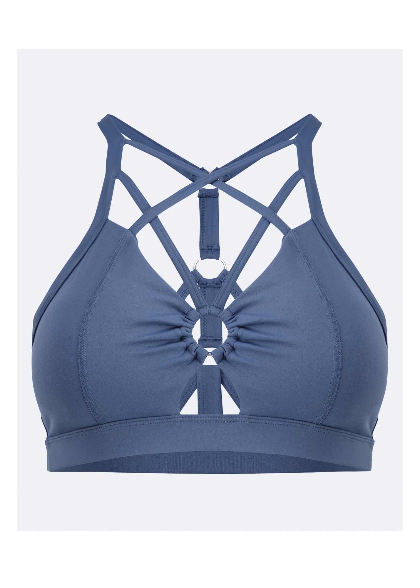 Criss Cross Front Top | Iris Blue