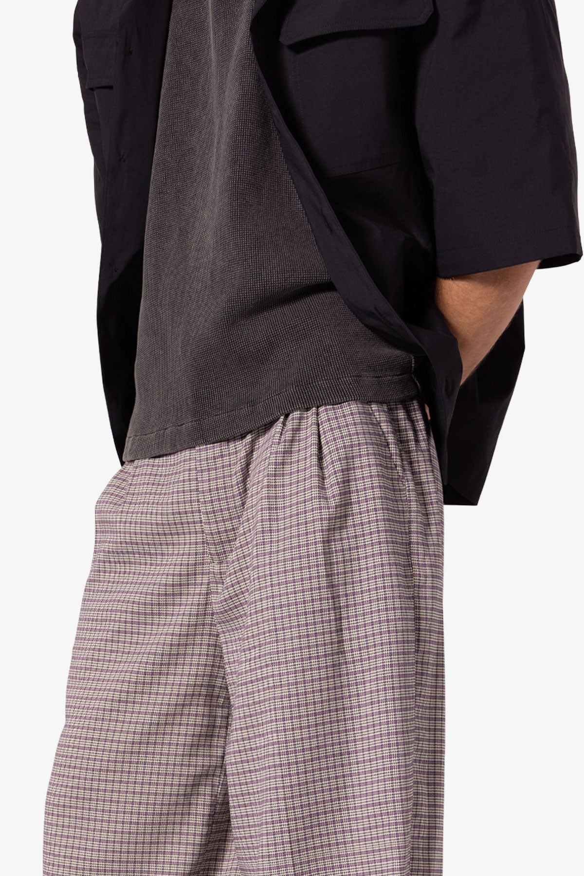 Cropped S x S Shirt | Black