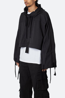 Cropped Strappy Jacket | Black