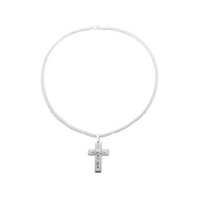 The Maiori Cross Necklace | 18KT Gold Vermeil & Sterling Silver