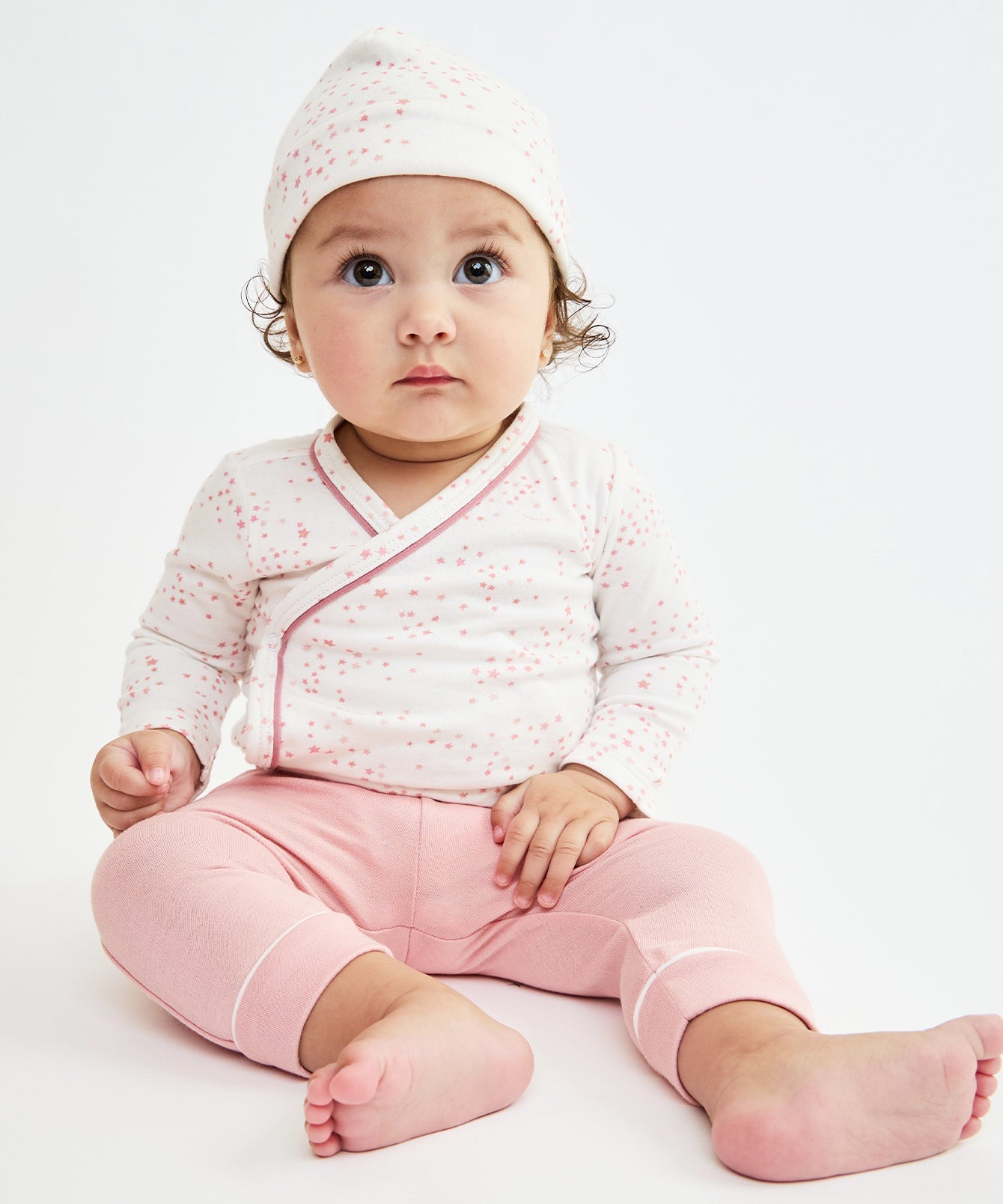 Girls | Crossbody One-piece | Pink/White