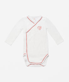 Kids Unisex | Crossbody Onesie | White/Red