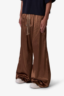 Cupro Rave Pants | Brown