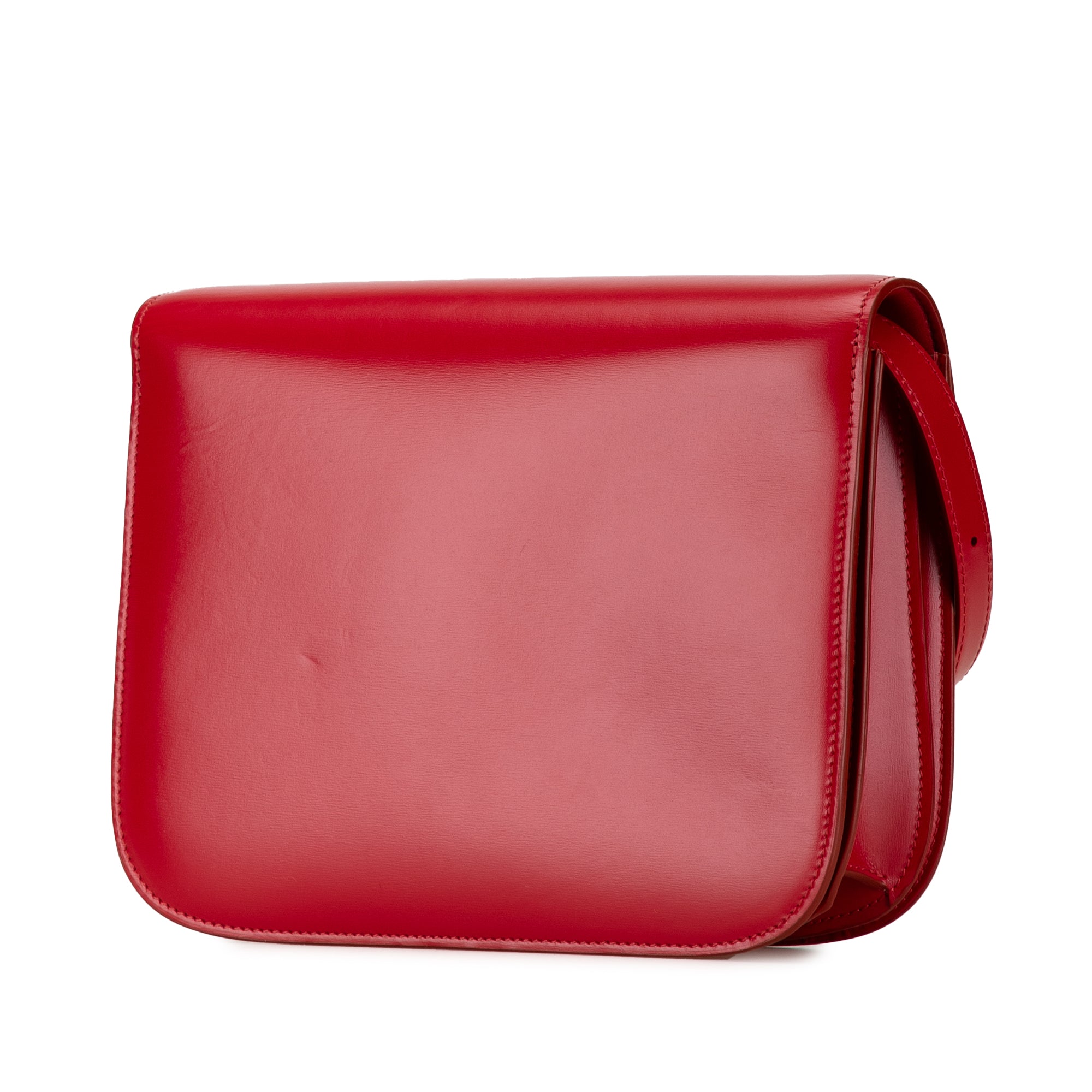 Celine | Pre-Owned Medium Calfskin Classic Box | Red