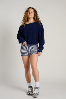 Strut This | The Crawford Sweatshirt | Navy Inside Out