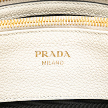 Prada Pre-Owned Medium Vitello Daino Satchel | Women | White