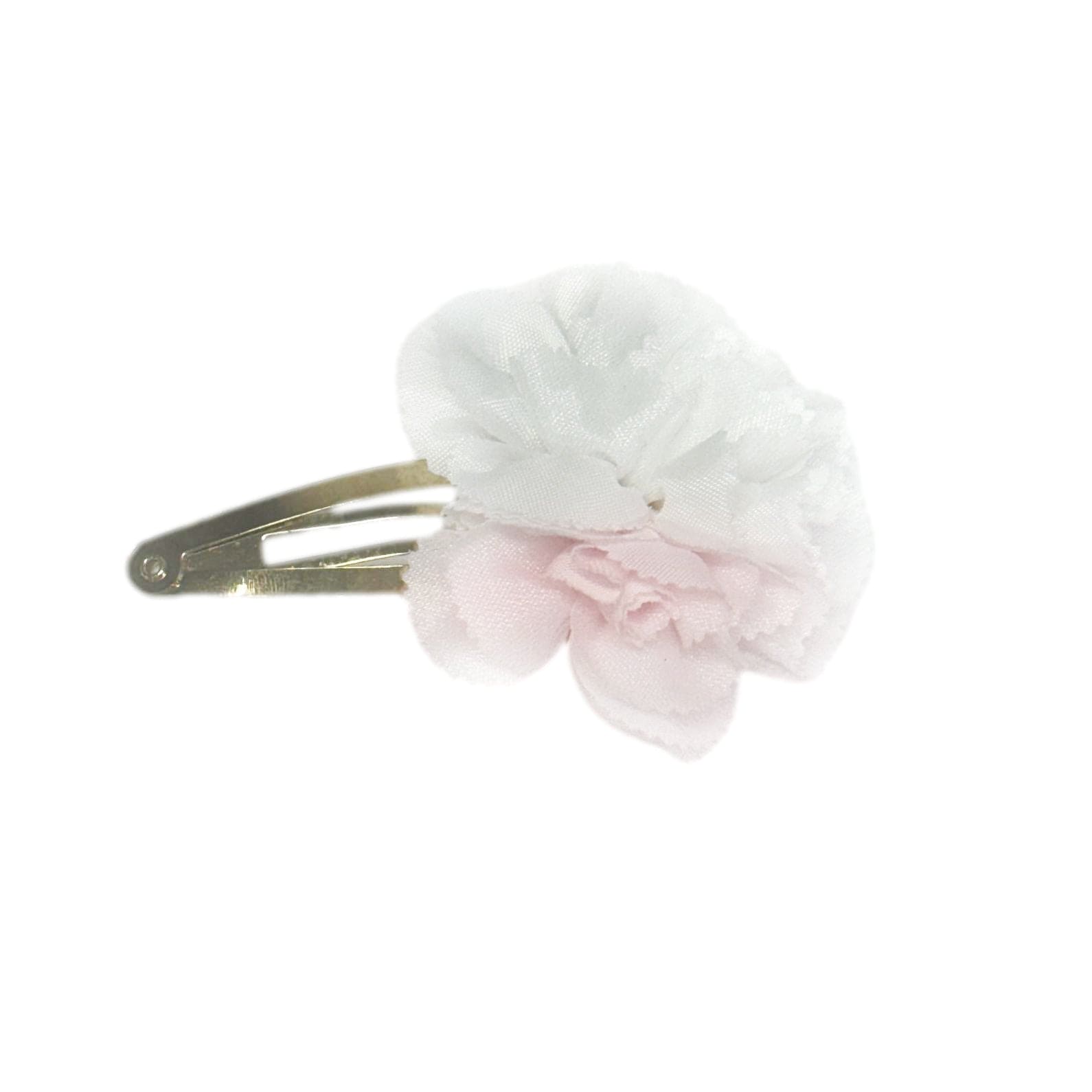 Girl | Cherry Blossom and Hair Clip | White x Pink