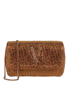 Versace | Mini Crystal Virtus Crossbody Bag