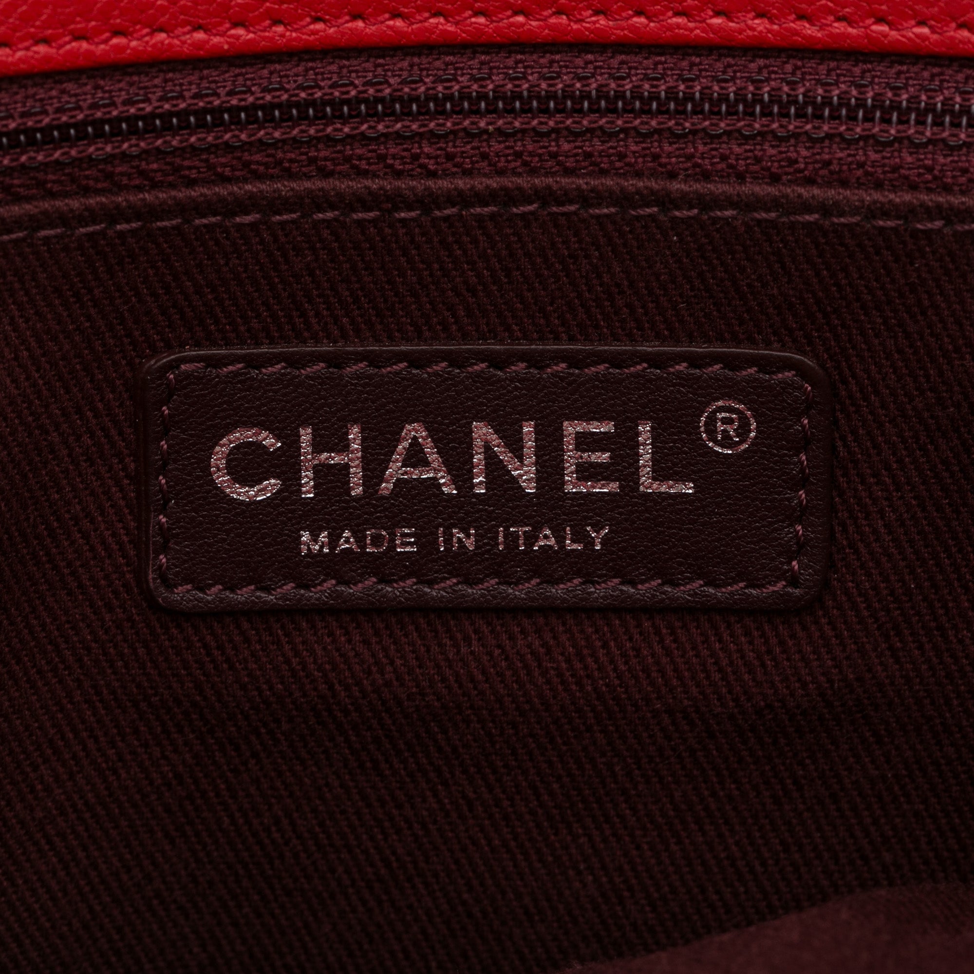 Chanel | Pre-Owned Small Quilted Goatskin Double Carry Waist Chain Flap - I | Red