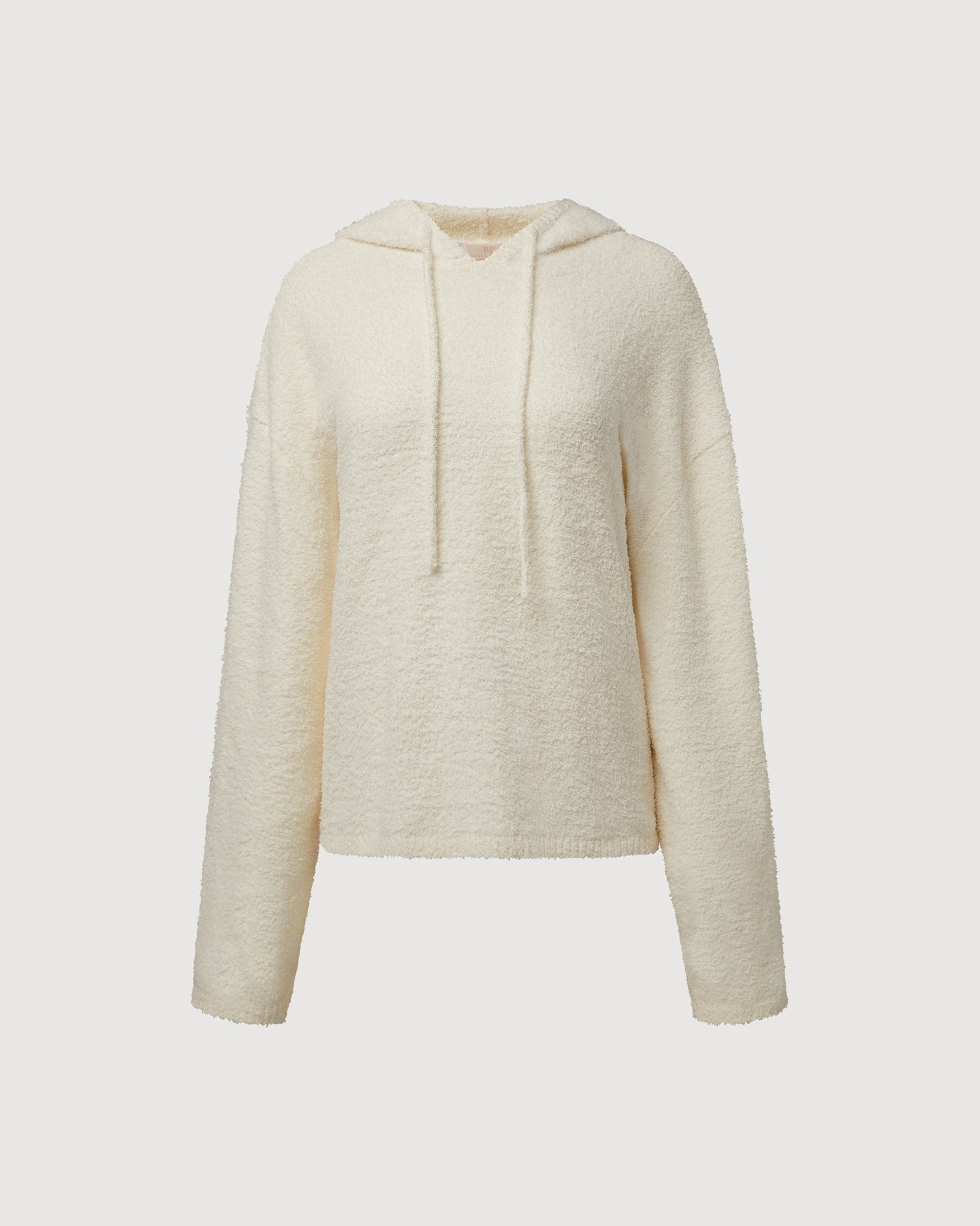 Boucle Hoodie | Ivory