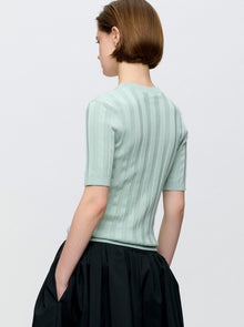 Deeda Crewneck Sweater | Pale Turquoise