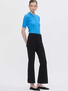 Deeda Crewneck Rib Sweater | Blue Sea