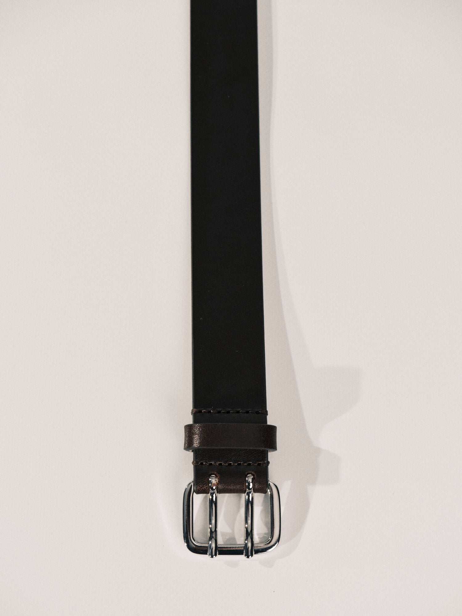 Mini Hutch Belt | Marrone & Silver