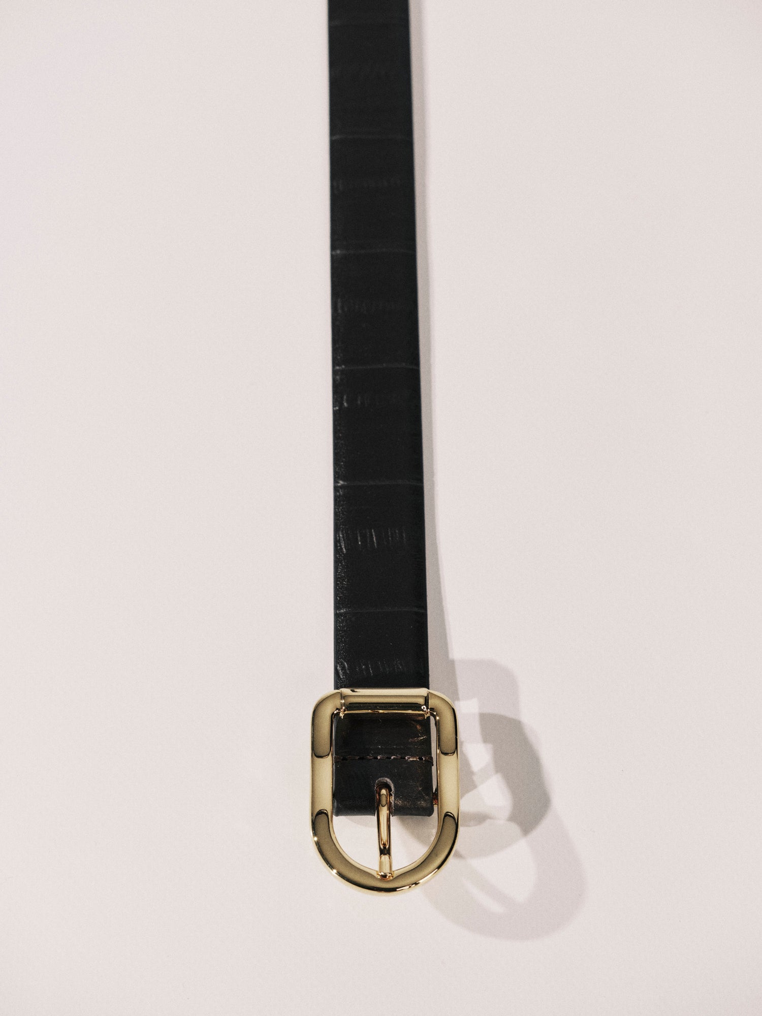 Mija Black Eel Gold | Black Eel & 24K Gold