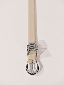 Hollyhock Chiffon Suede Silver | Chiffon Suede & Silver